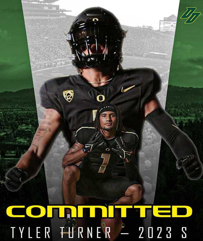 Tyler Turner is the second Texas prospect to join Oregon's 2023 class, joining wide receiver Ashton Cozart.